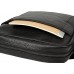 Bugatti Citta Kleine Umhängetasche für Herren Schultertasche Leder Messenger Bag Kuriertasche Schwarz Schuhe & Handtaschen