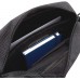 Bugatti Domani große Umhängetasche für Herren und Damen Schultertasche Leder Messenger Bag Kuriertasche Grau Schuhe & Handtaschen