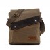 FANDARE Vintage Messenger Bag Umhängetasche Schultertasche Laptoprucksäcke Tasche Crossbody Bag Kuriertasche Frauen Herren Segeltuch Grün Schuhe & Handtaschen