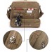 MeCool Umhängetasche Herren Retro Schultertasche Kleine Canvas Messenger Taschen für Sporttasche Schuhe & Handtaschen