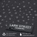 LARK STREET Rucksack Damen & Herren - No 2 - Rolltop Schwarz – Recycelt & Wasserabweisend mit Laptopfach Koffer Rucksäcke & Taschen