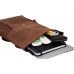 Menzo Rucksack aus echten Leder Daypack für Damen und Herren deltabraun Koffer Rucksäcke & Taschen