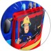 alles-meine.de GmbH 3D Effekt Kinder Rucksack - Feuerwehrmann Sam - inkl. Name - Tasche - wasserfest & beschichtet - Kinderrucksack groß Kind - Jungen - Kindergartentasche - z... Koffer Rucksäcke & Taschen