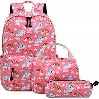 Einhorn Kinderrucksack Mädchen Rucksack Leichte Schulrucksack Vorschule Wasserdicht Niedlich Girl Backpack 6-Pink Koffer Rucksäcke & Taschen