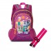 EL BURRO 44 CatS Set Kinder Rucksack mit Netztaschen + Brustgurt GURTIES blau + pink pink Koffer Rucksäcke & Taschen