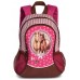 Mädchen Kinder Rucksack Kinderrucksack mit tollem Pferde Pfohlen Motiv 20550 mit Hauptfach und Nebenfach Getränkenetz 35 x 27 x 15 cm pink Koffer Rucksäcke & Taschen