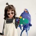 MOOKLIN ROAM Kinderrucksäcke mit Dinosaurier Cartoon Jungen Umhängetasche Kinder Rucksack für Jungen Mädchen 1-3 Jährige - Blau Koffer Rucksäcke & Taschen