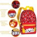 Paw Patrol Kindergartenrucksack – Kinderrucksack für Kinder von 3-6 Jahren mit Marshall von Paw Patrol – 36cm x 24cm x 12cm 6L rot Koffer Rucksäcke & Taschen