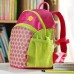 sigikid Mädchen Rucksack mit buntem Druck Blumenfee Florentine Pink Grün 24002 Koffer Rucksäcke & Taschen