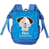 Striefchen® Kinderrucksack für Kita - Hund - mit Gratis Aufdruck des Namens und Gruppe Koffer Rucksäcke & Taschen