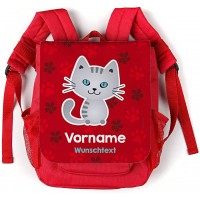 Striefchen® Kinderrucksack für Kita - Kätzchen - mit Namen und Gruppe des Kindes Koffer Rucksäcke & Taschen