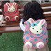 Xinyanmy Süße Kaninchen Babyrucksack Kinderrucksack für Baby Mädchen Kleinkinder 1-3 Jahre im Kindergarten Rosa Koffer Rucksäcke & Taschen