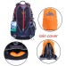EGOGO 30L Wasserdicht Wanderrucksack Camping Rucksack mit Regenschutz Laufen Radfahren im Freien S2310 Rot Koffer Rucksäcke & Taschen