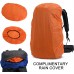 Wanderrucksack mit Regenschutz 60 l interner Rahmen für Outdoor-Sport Reisen Tagesrucksack für Klettern Camping Touren Unisex-Erwachsene blau 60L Koffer Rucksäcke & Taschen