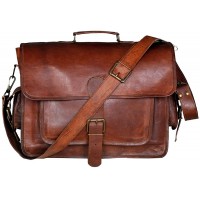 ALASKA EXPORTS - 40 6 cm 16 Zoll Laptoptasche aus Leder für Damen und Herren. Koffer Rucksäcke & Taschen
