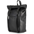 Berliner Bags Premium Rucksack Lille aus Leder Kurierrucksack für Damen und Herren Schwarz Koffer Rucksäcke & Taschen