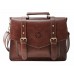 ECOSUSI Umhängetasche Damen Vintage Laptoptasche 14.7 Schultertaschen Arbeitstasche Handtasche Braun Koffer Rucksäcke & Taschen