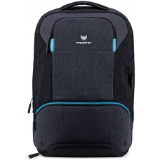 Predator Gaming Hybrid Rucksack geeignet für bis zu 15 6 Zoll Notebooks Zusatzfächer wasserabweisend ergonomisches Design bequeme Polsterung das ganze Equipment in einer Tasche grau blau Koffer Rucksäcke & Taschen