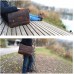 TUSC Charon Braun Leder Tasche Vintage Laptoptasche bis Koffer Rucksäcke & Taschen
