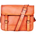 13 Inch Genune Handmade Goat Leather Messenger Briefcase Office Satchel Unisex Distressed Bag|Laptop Bag|Shoulder Bag for Men & Women Koffer Rucksäcke & Taschen
