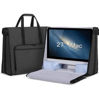 Damero Tragetasche Kompatibel mit Apple iMac 27 Tragetasche Kompatibel mit Apple iMac 27 und anderem Zubehör Schwarz Koffer Rucksäcke & Taschen