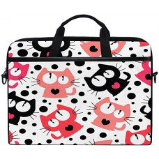 HaJie Laptop-Tasche süßes buntes Katzenmotiv mit Koffer Rucksäcke & Taschen