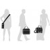 Moleskine ID Kollektion Horizontaler Messenger Bag mit Schultergurt Gerätetasche für PC Tablet Notebook Laptop und iPad bis 13'' - Maße 35 x 9 5 x 27 cm schwarz Moleskine Koffer Rucksäcke & Taschen