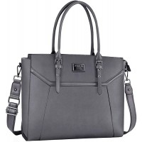 MOSISO Laptop Tote Bag für Frauen PU Leder Business Koffer Rucksäcke & Taschen