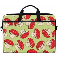 Rote Pilze Laptop Schultertasche Reise-Aktentasche für Männer Frauen Business tragbare Tragetasche Computer Laptop Handtasche für Notebook Tablet Koffer Rucksäcke & Taschen