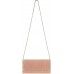 Caspar TA351 kleine elegante Damen Clutch Tasche Abendtasche mit gerafftem Überschlag GrößeOne Size Farberosa Schuhe & Handtaschen
