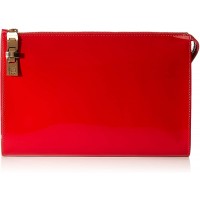 HÖGL Damen Clasp Clutch Rot Red 26x18x6 cm b x h x t Schuhe & Handtaschen