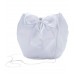 Princess Taufkleid Damen-Clutch Handtasche Modell 33 Weiß Größe 18 x 15 cm Satin Party Braut Ball Schuhe & Handtaschen