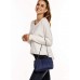 ROSA&ROSE Damen Clutch Elegante Kettentasche Handtasche Abendtasche für Party Braut Mädchen Blau Schuhe & Handtaschen
