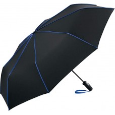 FARE-Seam Oversize-Taschenschirm extra großer Regenschirm für mehrere Personen bei Regen Nässe Sturm Nähte hohe Qualität windfest leicht verstaubar schwarz-euroblau Koffer Rucksäcke & Taschen