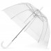 GadHome Transparenter Regenschirm | Large 85 cm klarer Regenschirm Kuppelschirme für Frauen Hochzeitsregenschirm | Leichter Regenschirm automatischer Regenschirm für Frauen mit weißem C-Griff Koffer Rucksäcke & Taschen