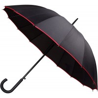 INZWISCHEN Regenschirm Rubber Regenschirm Cane 101 cm Rot Rosa Blau Grau Koffer Rucksäcke & Taschen