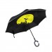 ISAOA Gro?e Schirm Regenschirm Winddicht Doppelschichtige Konstruktion seitenverkehrt Faltbarer Regenschirm f¨¹r Auto Regen Au?eneinsatz C-f?rmigem Henkel hinh?ngen Batman Regenschirm Koffer Rucksäcke & Taschen
