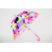 Minnie Mouse Regenschirm transparent 48 cm manuell Camping und Wandern für Kinder Jugendliche mehrfarbig Einheitsgröße Koffer Rucksäcke & Taschen