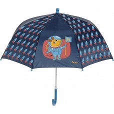 Playshoes DIE MAUS Jungen Maus Weltraum Regenschirm Blau Marine 11 One Size Koffer Rucksäcke & Taschen
