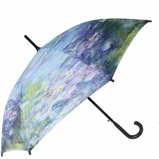 Stockschirm Regenschirm Kunst Motiv Claude Monet Blau Seerosen Koffer Rucksäcke & Taschen