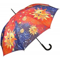 VON LILIENFELD Regenschirm Auf-Automatik Rosina Wachtmeister Sole Stabil Bunt Sonne Mond Sterne Stockschirm Kunst Koffer Rucksäcke & Taschen