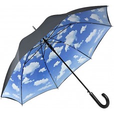 VON LILIENFELD Regenschirm Wolken Bayrischer Himmel Auf-Automatik Stockschirm Stabil Damen Herren Double-Layer Koffer Rucksäcke & Taschen