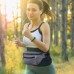 WANDF Gürteltasche Bauchtasche für Damen und Herren Einstellbare Bum Hüfte Hüfttasche für Sport Laufen Joggen Wandern Grau-202 Koffer Rucksäcke & Taschen