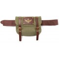 Zelda - Hüfttasche mit Gürtel | Gürteltasche | in Grün aus 100% Baumwolle Koffer Rucksäcke & Taschen