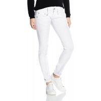 Herrlicher Damen Hosen Jeans Jeanshose Pitch Stretch Straight Weiß W30 L30 Bekleidung