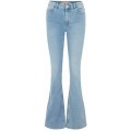 PIECES Damen Pcpeggy Flared Mw vi Bc Jeans Bekleidung