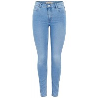 PIECES Damen Pcpeggy Skinny Mw ANK vi Bc Jeans Bekleidung