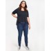 Samoon Damen 5-Pocket Jeans In 7 8 Länge Betty Jeans Körpernahe Passform Modern Fit Bekleidung