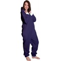 Funzee Jumpsuit mit Füßen Onesie Overall Hausanzug Einteiler Strampler Trainingsanzug Pyjama Bekleidung