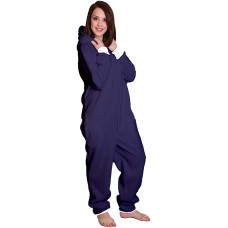 Funzee Jumpsuit mit Füßen Onesie Overall Hausanzug Einteiler Strampler Trainingsanzug Pyjama Bekleidung